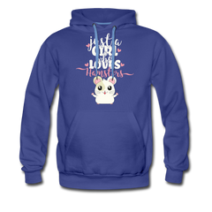 Just A Girl Who Loves Hamsters | Men’s Premium Hoodie - Königsblau