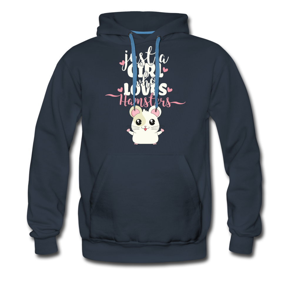 Just A Girl Who Loves Hamsters | Men’s Premium Hoodie - Navy