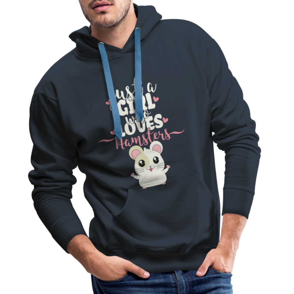 Just A Girl Who Loves Hamsters | Men’s Premium Hoodie - Navy