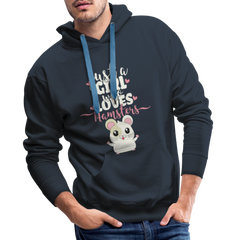 Just A Girl Who Loves Hamsters | Men’s Premium Hoodie - Navy