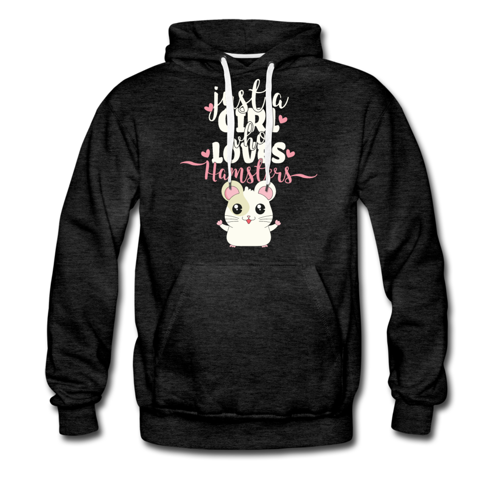 Just A Girl Who Loves Hamsters | Men’s Premium Hoodie - Anthrazit