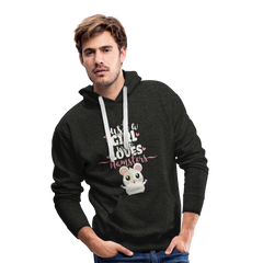 Just A Girl Who Loves Hamsters | Men’s Premium Hoodie - Anthrazit