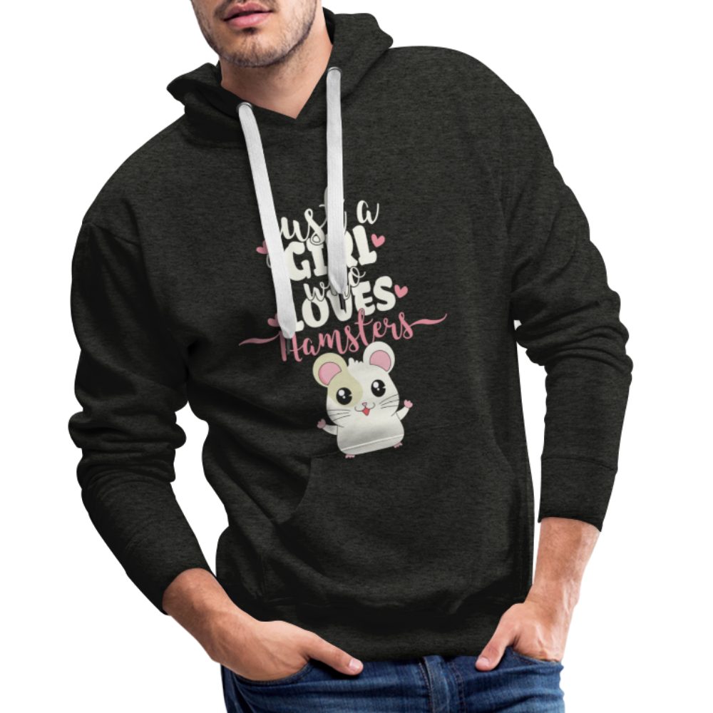 Just A Girl Who Loves Hamsters | Men’s Premium Hoodie - Anthrazit