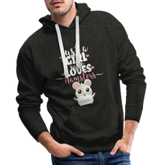 Just A Girl Who Loves Hamsters | Men’s Premium Hoodie - Anthrazit