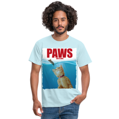 Paws Katze & Maus | Männer T-Shirt - Sky
