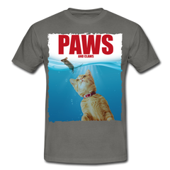 Paws Katze & Maus | Männer T-Shirt - Graphit