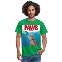 Paws Katze & Maus | Männer T-Shirt - Kelly Green