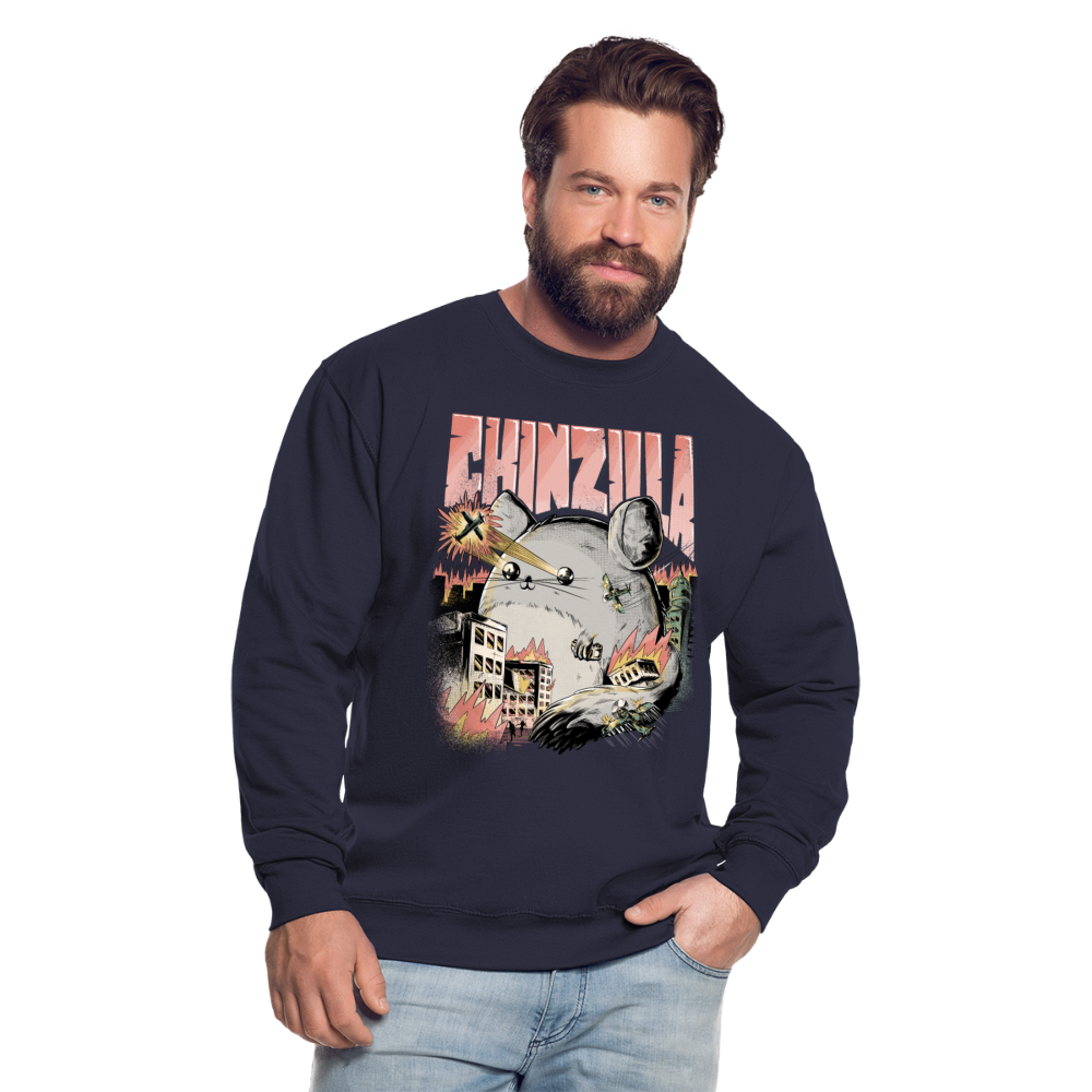 Chinzilla | Unisex Pullover - Navy