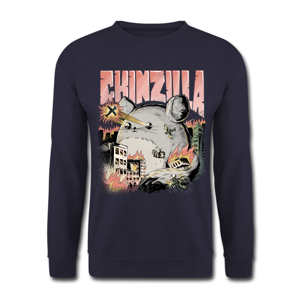 Chinzilla | Unisex Pullover - Navy
