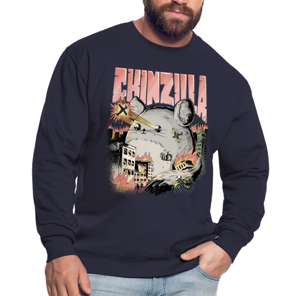Chinzilla | Unisex Pullover - Navy
