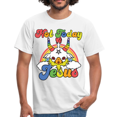 Not Today Jesus | Männer T-Shirt - Weiß