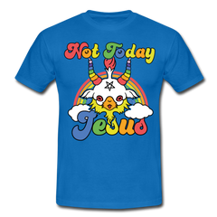 Not Today Jesus | Männer T-Shirt - Royalblau
