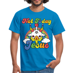 Not Today Jesus | Männer T-Shirt - Royalblau