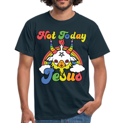 Not Today Jesus | Männer T-Shirt - Navy