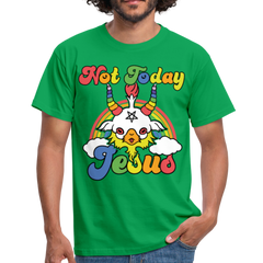 Not Today Jesus | Männer T-Shirt - Kelly Green