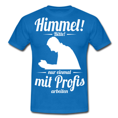 Männer T-Shirt - Royalblau