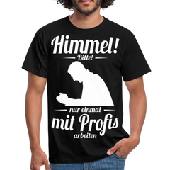 Männer T-Shirt - Schwarz