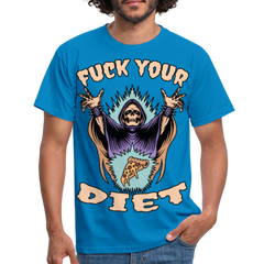 Fuck your diet! | Männer T-Shirt - Royalblau