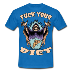 Fuck your diet! | Männer T-Shirt - Royalblau