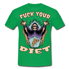 Fuck your diet! | Männer T-Shirt - Kelly Green