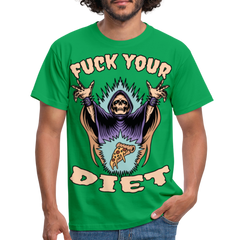 Fuck your diet! | Männer T-Shirt - Kelly Green