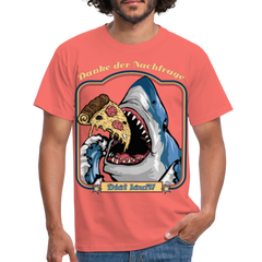 Danke der Nachfrage Diät läuft! | Männer T-Shirt - Koralle