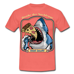 Danke der Nachfrage Diät läuft! | Männer T-Shirt - Koralle