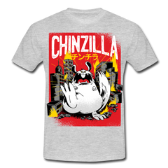 Chinzilla | Männer T-Shirt - Grau meliert