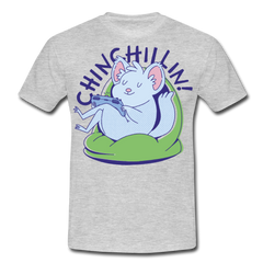 Chinchillin Chinchilla | Männer T-Shirt - Grau meliert