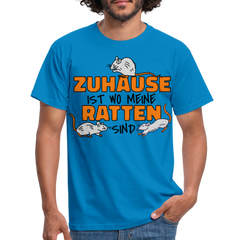 Zuhaus ist wo meine Ratten sind | Männer T-Shirt - Royalblau