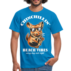 Chinchillin Beach Vibes | Männer T-Shirt - Royalblau