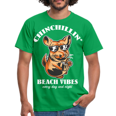 Chinchillin Beach Vibes | Männer T-Shirt - Kelly Green