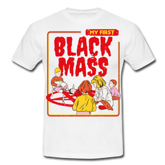My First Black Mass Kinder | Männer T-Shirt - Weiß