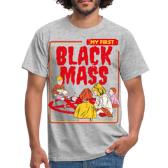 My First Black Mass Kinder | Männer T-Shirt - Grau meliert