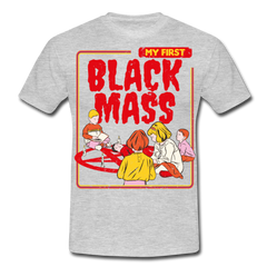 My First Black Mass Kinder | Männer T-Shirt - Grau meliert