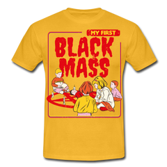 My First Black Mass Kinder | Männer T-Shirt - Gelb