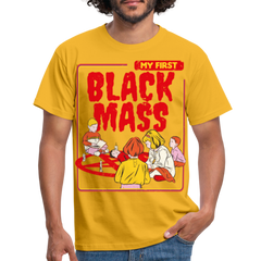 My First Black Mass Kinder | Männer T-Shirt - Gelb