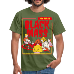 My First Black Mass Kinder | Männer T-Shirt - Militärgrün