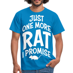 Just One More Rat I Promise | Männer T-Shirt - Royalblau