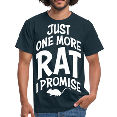 Just One More Rat I Promise | Männer T-Shirt - Navy