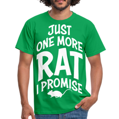 Just One More Rat I Promise | Männer T-Shirt - Kelly Green