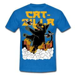 Catzilla | Männer T-Shirt - Royalblau