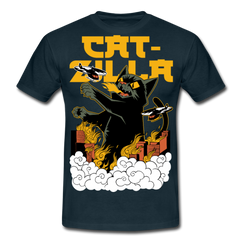 Catzilla | Männer T-Shirt - Navy