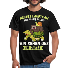 Bestes Laufteam | Männer T-Shirt - Schwarz