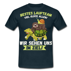 Bestes Laufteam | Männer T-Shirt - Navy
