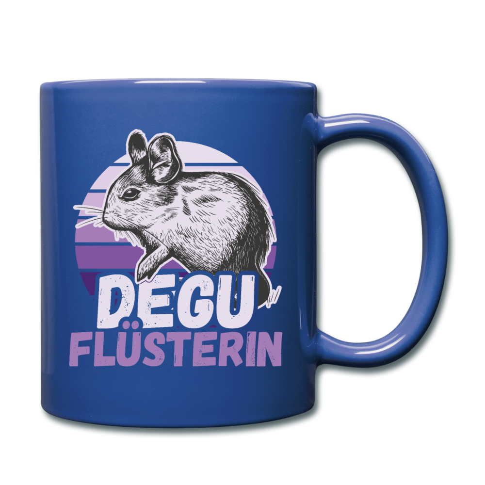 Degu Flüsterin | Tasse einfarbig - Royalblau