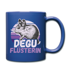 Degu Flüsterin | Tasse einfarbig - Royalblau