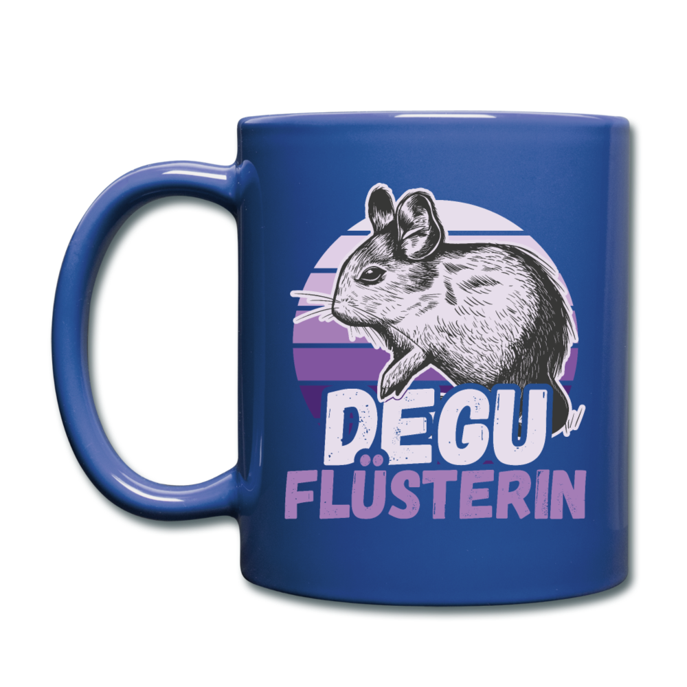 Degu Flüsterin | Tasse einfarbig - Royalblau