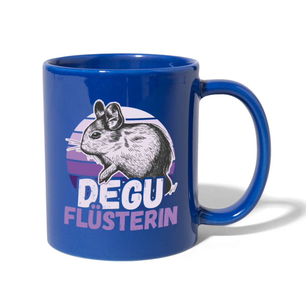 Degu Flüsterin | Tasse einfarbig - Royalblau