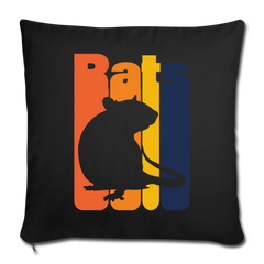 Rats |  Sofakissenbezug 44 x 44 cm - Schwarz